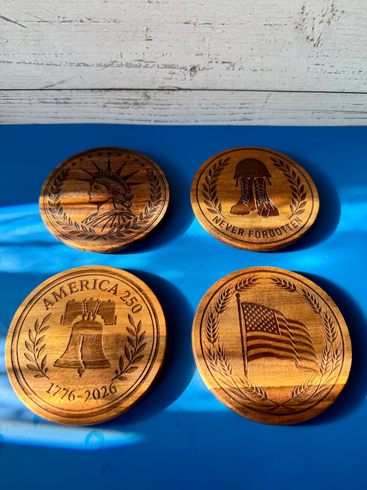 America 250th Coaster Set