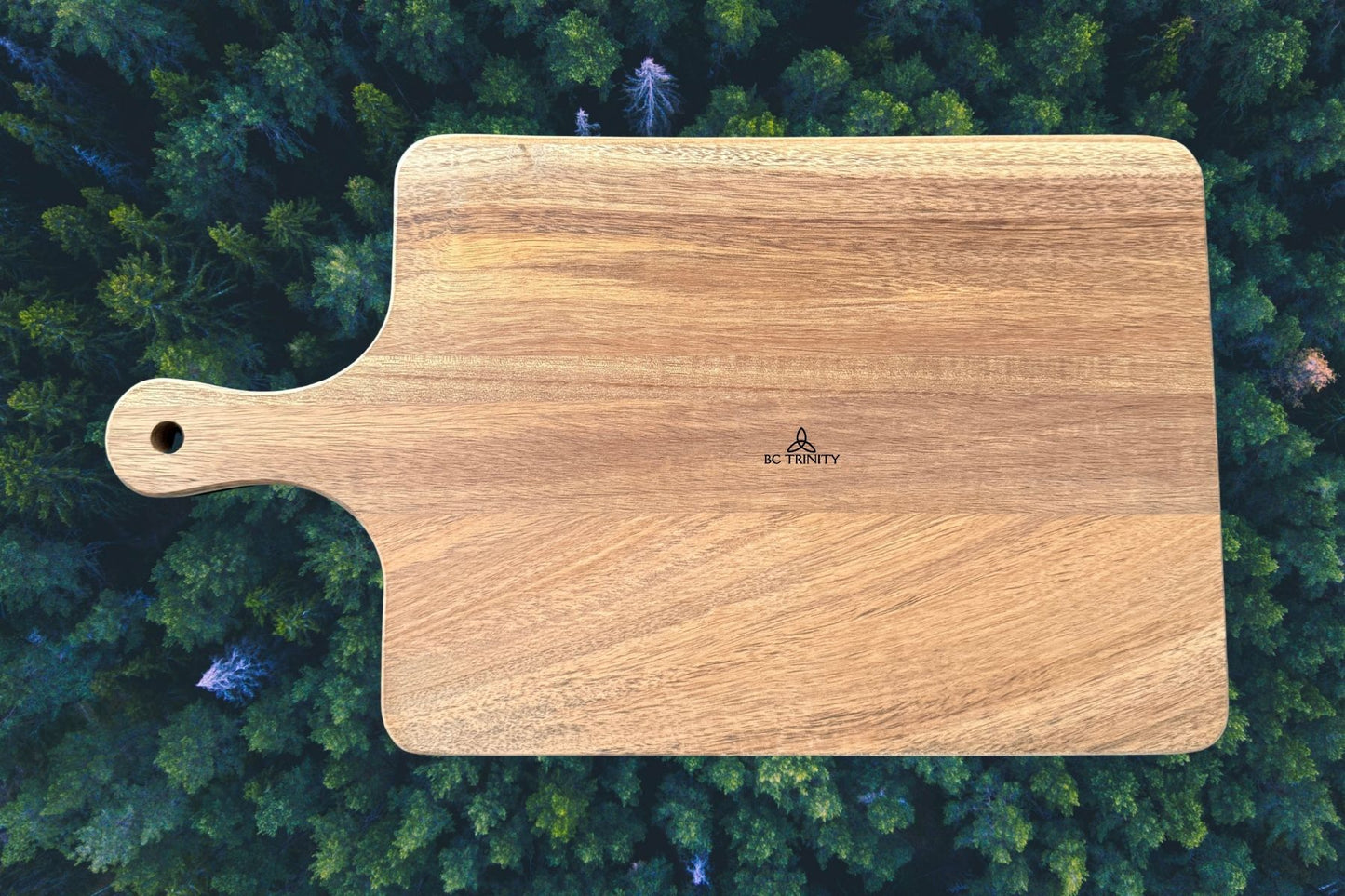 Acacia Charcuterie Board "Heart of a Wolf"
