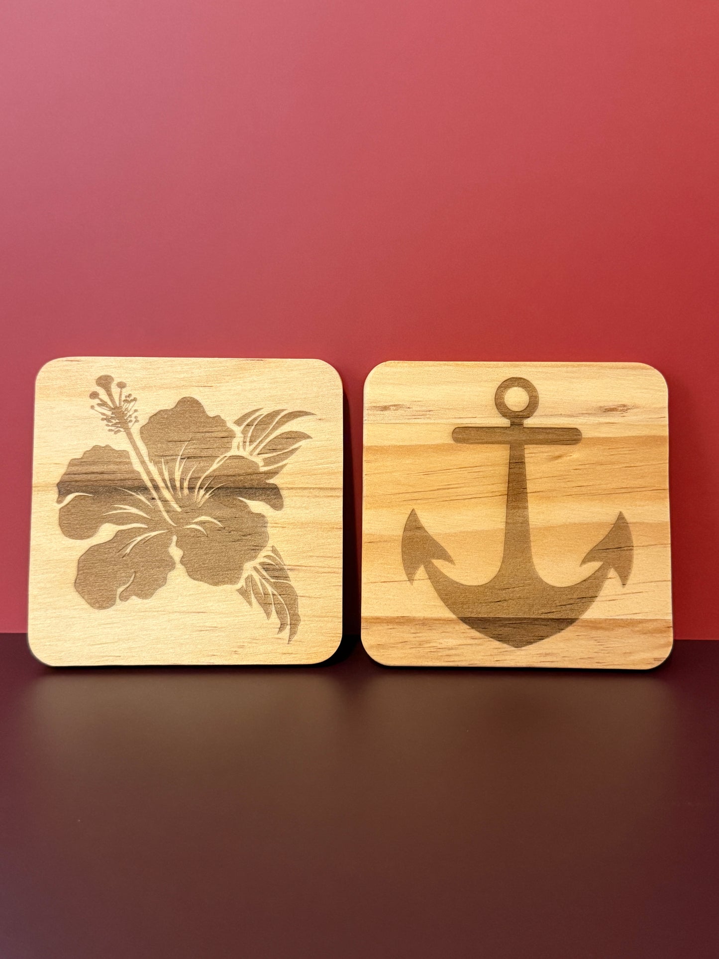 Pine Coaster Set
