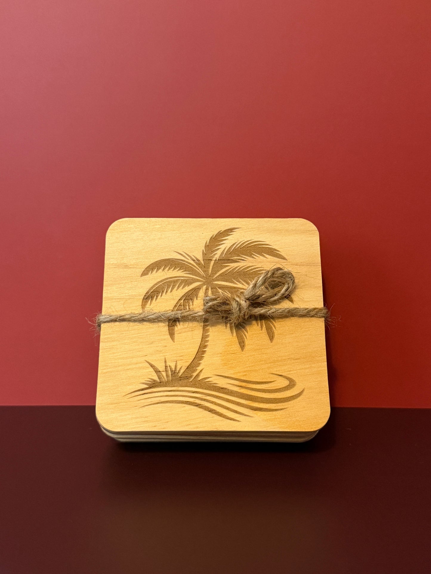 Pine Coaster Set