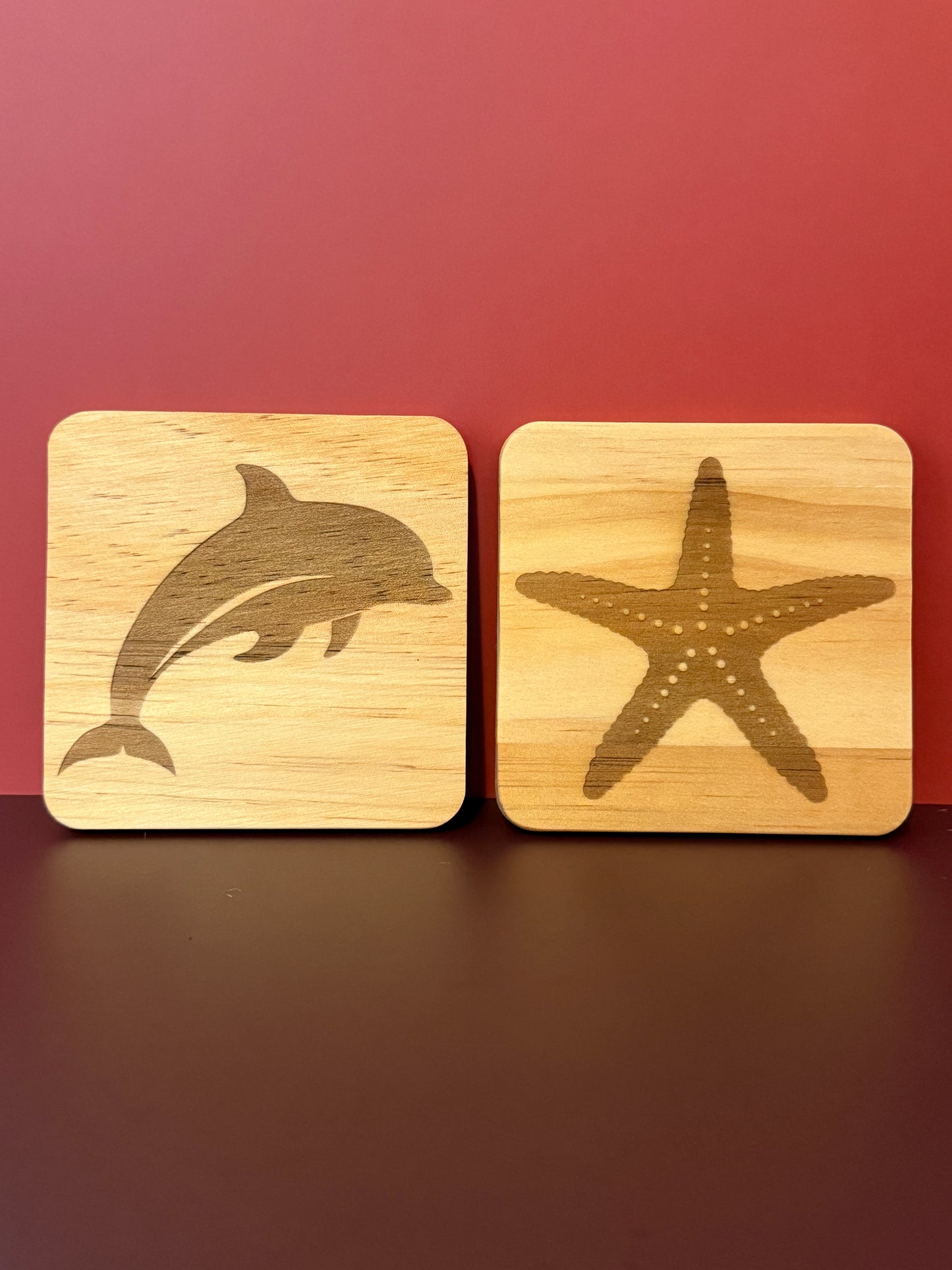Pine Coaster Set