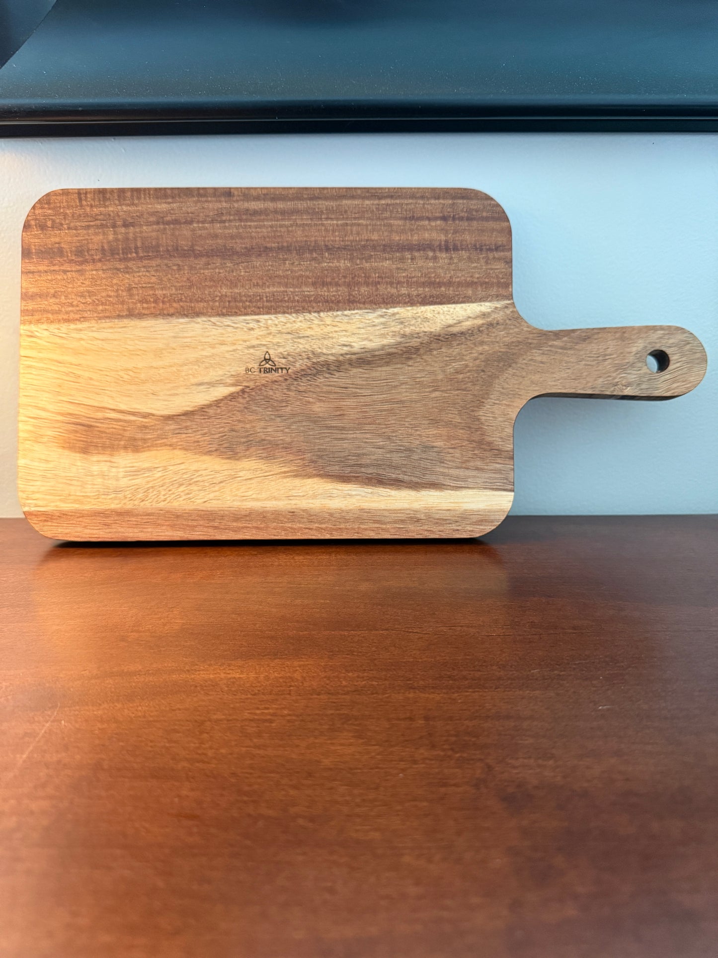 Acacia Serving Board "Adventure Compass"