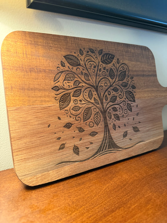 Acacia Serving Board "Autumn Breeze"