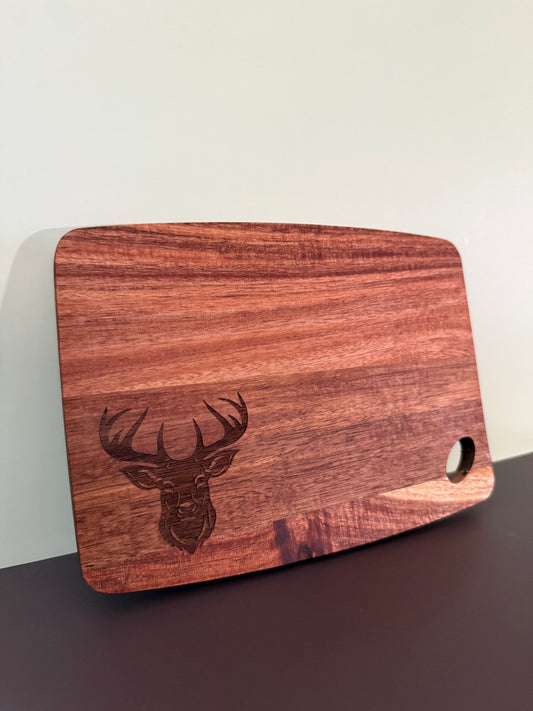 Acacia Serving Board "Beautiful Buck"