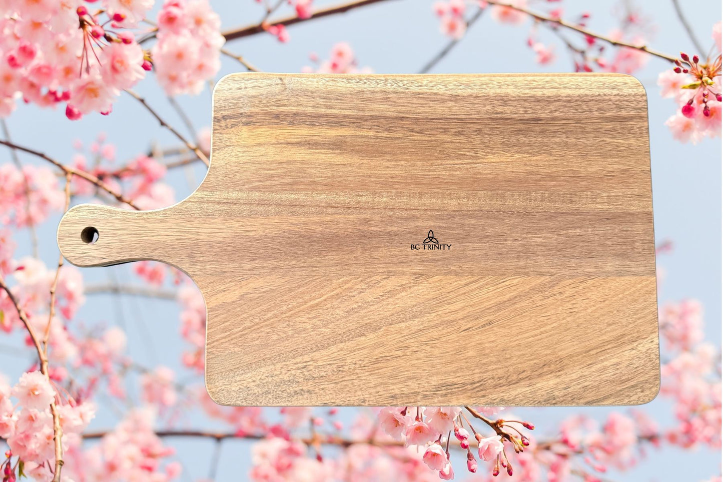 Acacia Charcuterie Board "Pink Hearts"