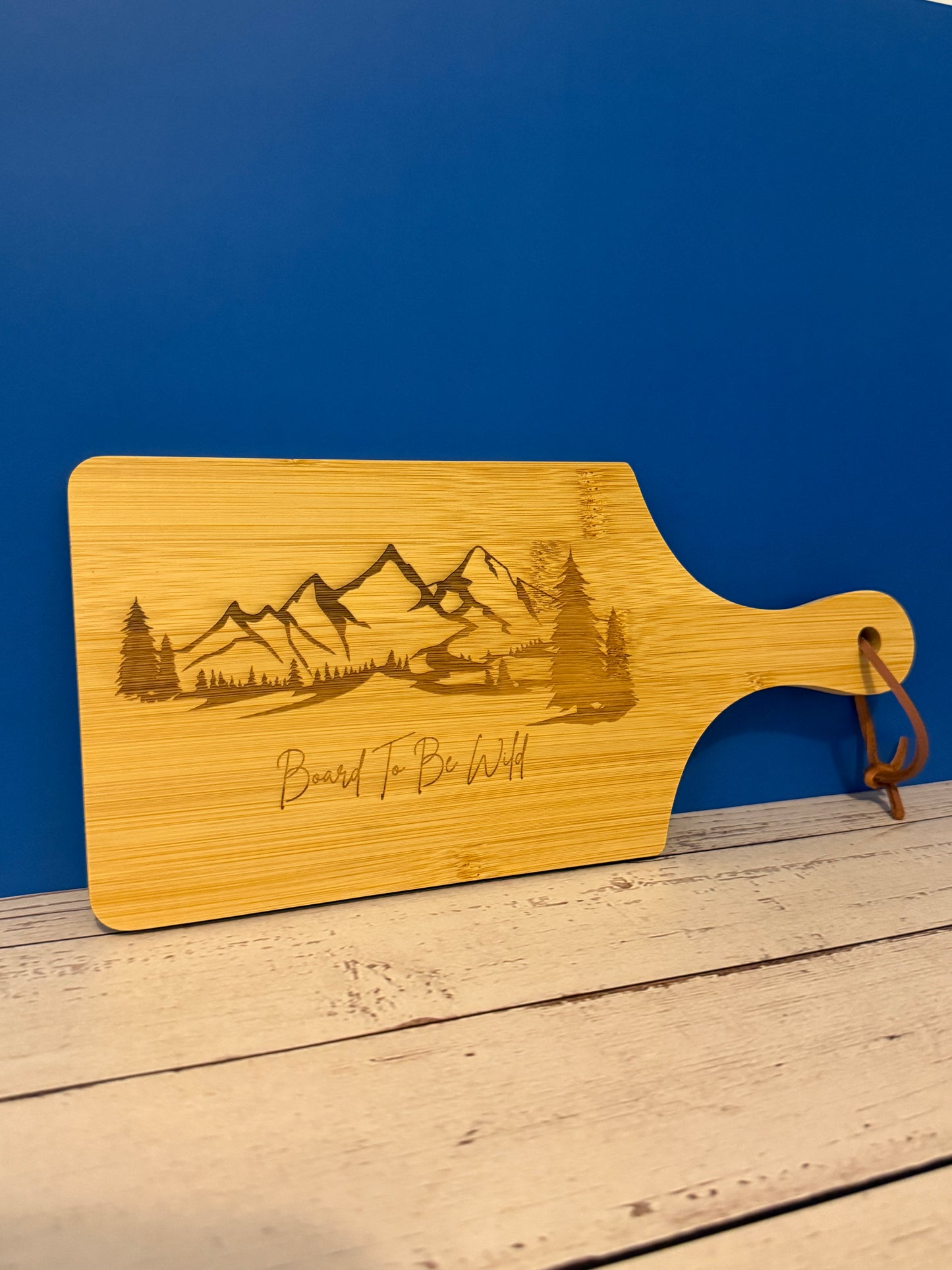 Bamboo  Charcuterie Board "Board To Be Wild"