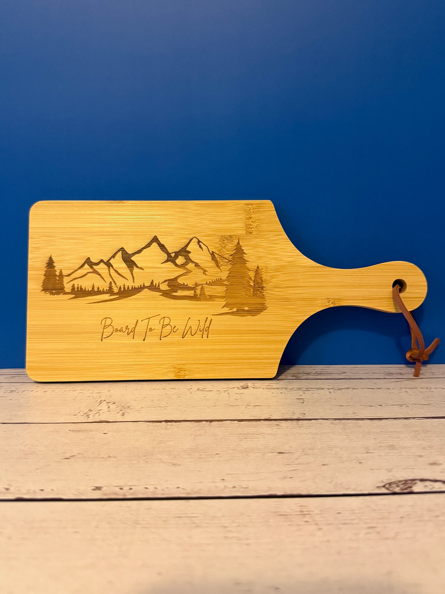 Bamboo  Charcuterie Board "Board To Be Wild"