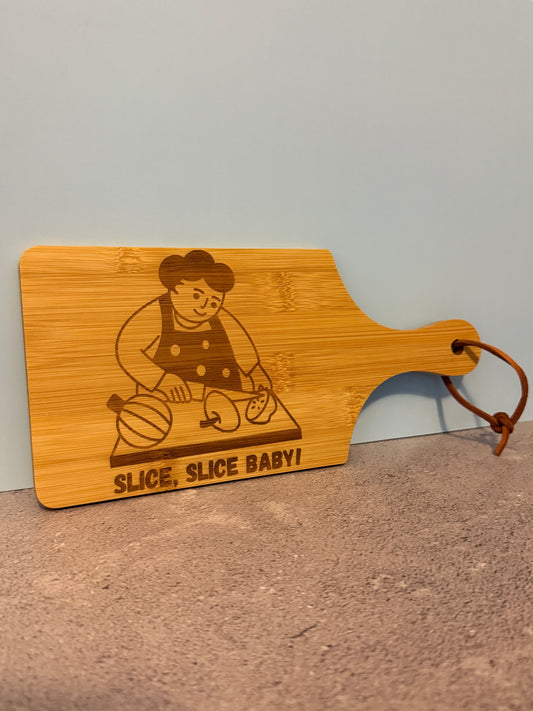 Bamboo Charcuterie Board "Slice, Slice Baby"