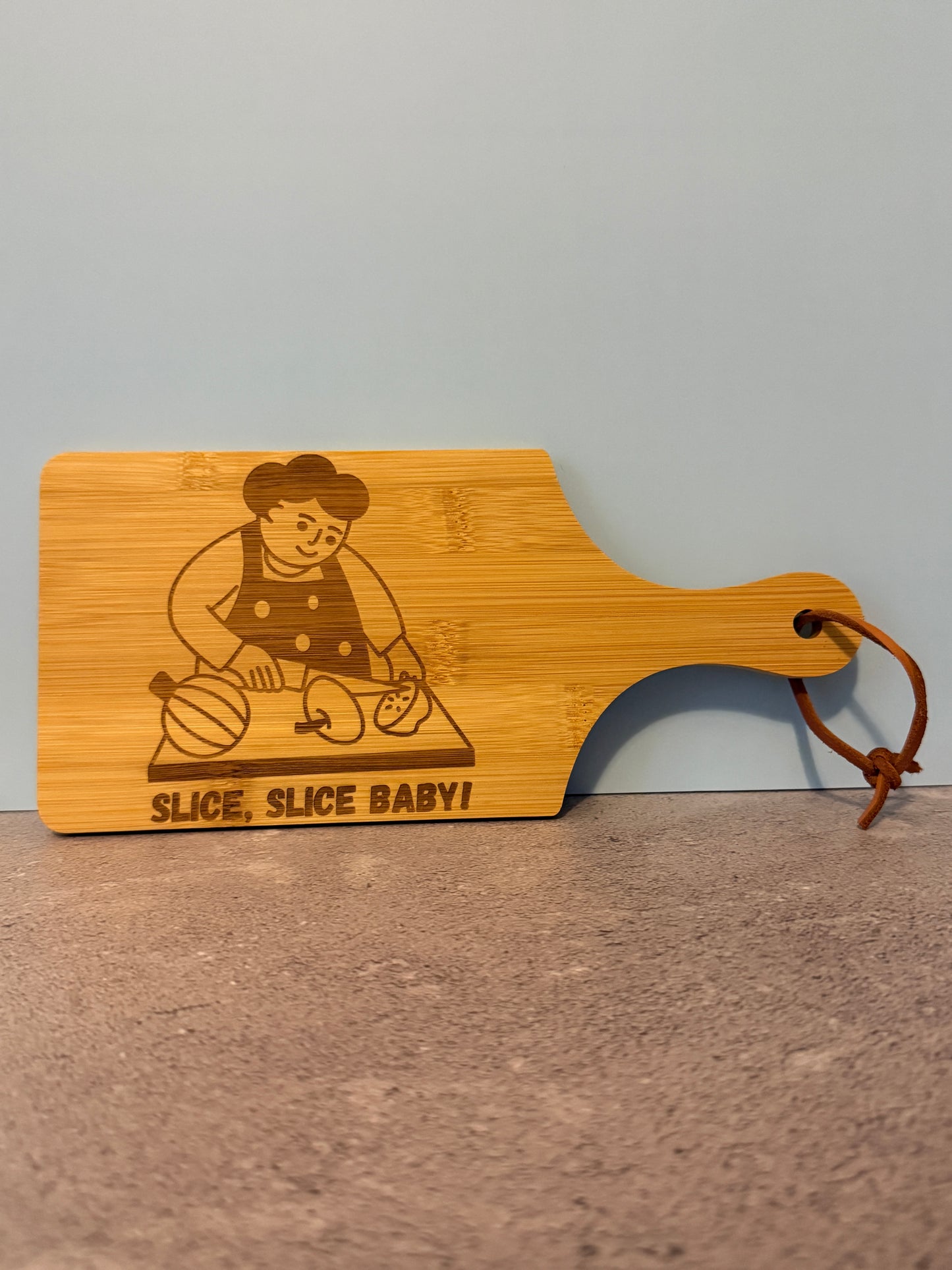 Bamboo Charcuterie Board "Slice, Slice Baby"