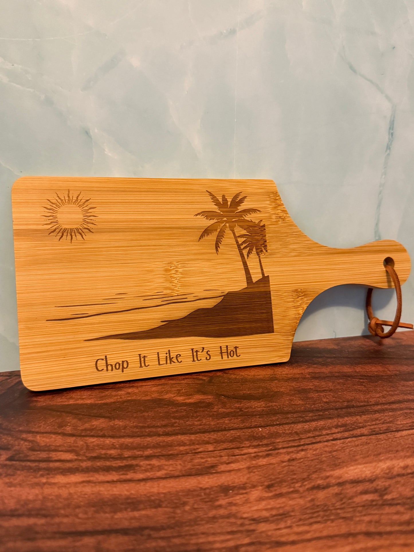 Bamboo Charcuterie Board "Chop It Like It's Hot"