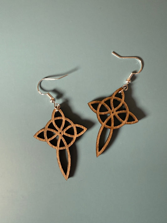 Unique Wood Earrings