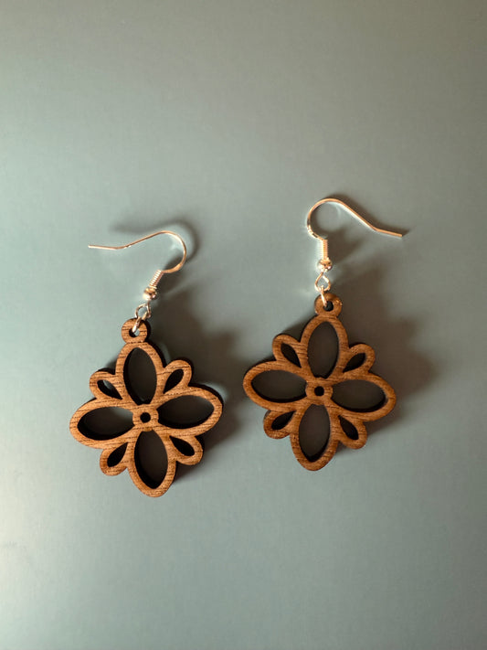 Unique Wood Earrings