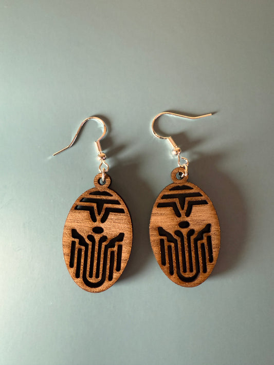 Unique Wood Earrings