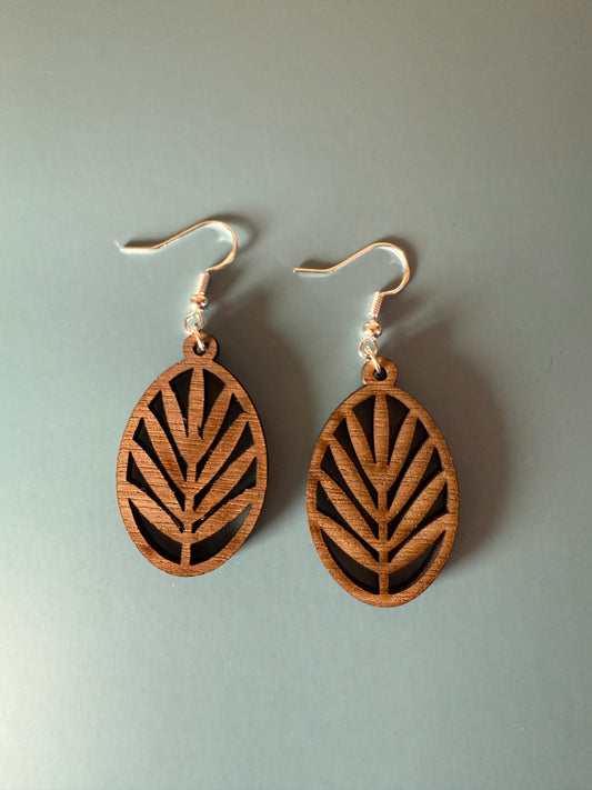 Unique Wood Earrings