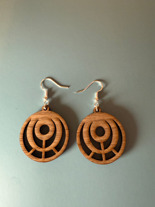Unique Wood Earrings