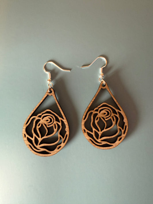 Unique Wood Earrings
