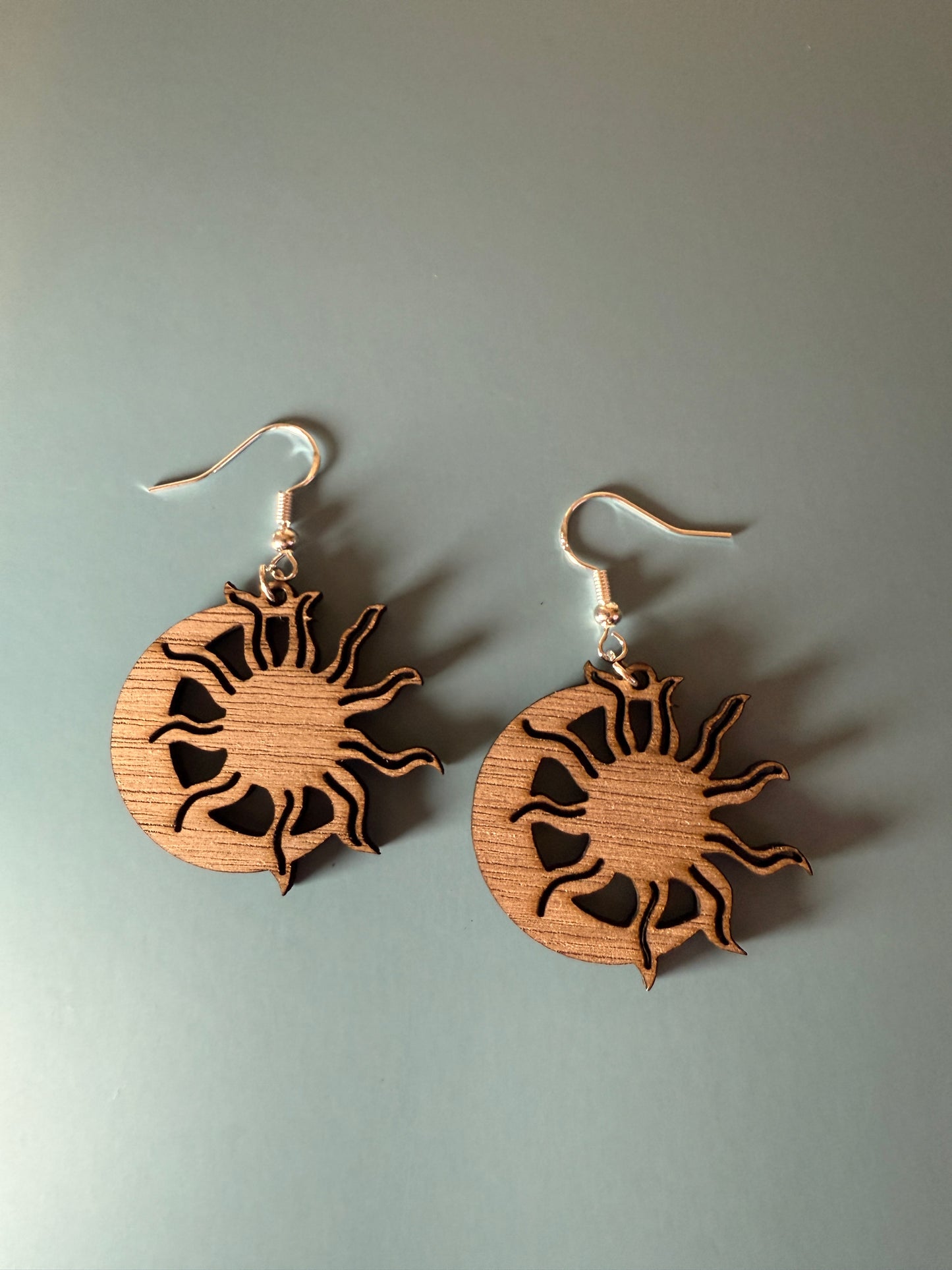 Unique Wood Earrings