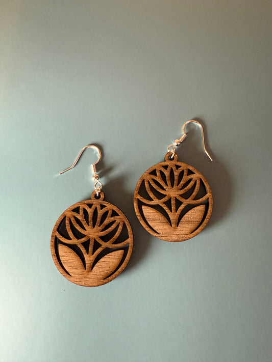 Unique Wood Earrings