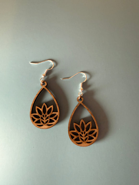 Unique Wood Earrings