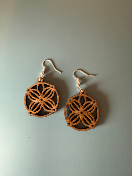 Unique Wood Earrings
