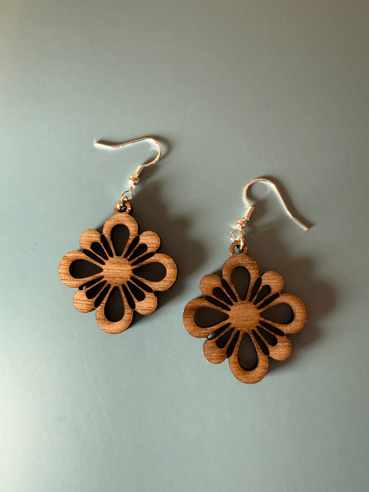 Unique Wood Earrings