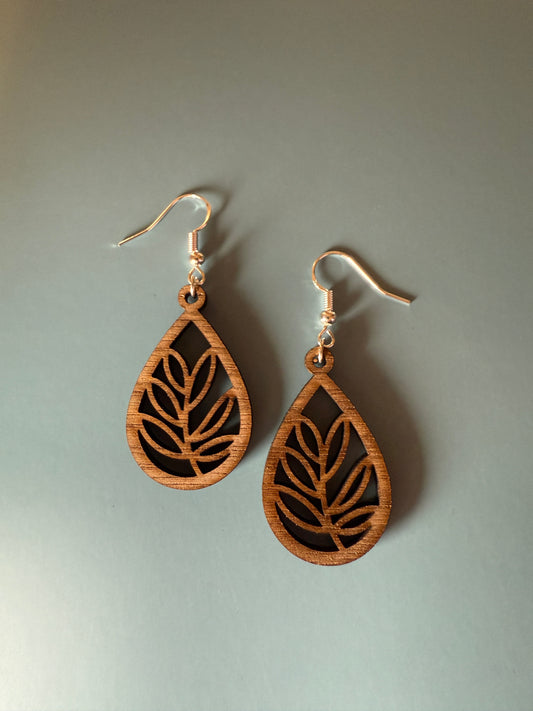 Unique Wood Earrings