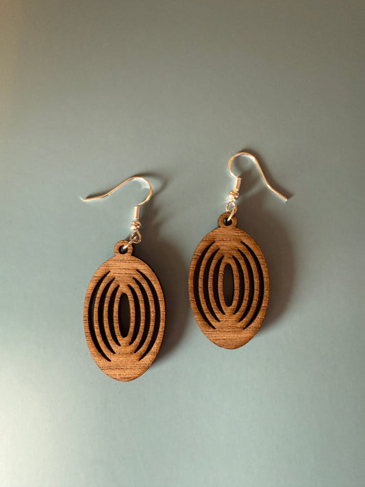 Unique Wood Earrings