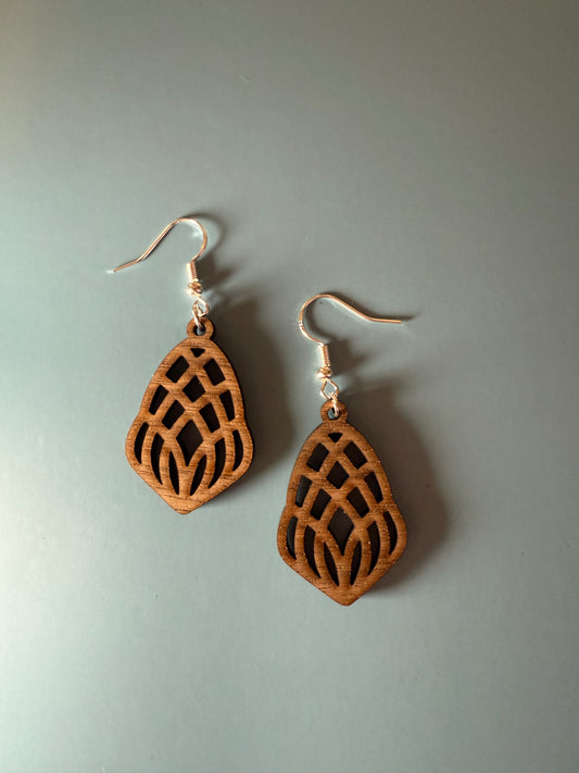 Unique Wood Earrings