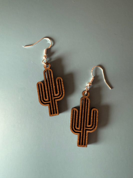 Unique Wood Earrings