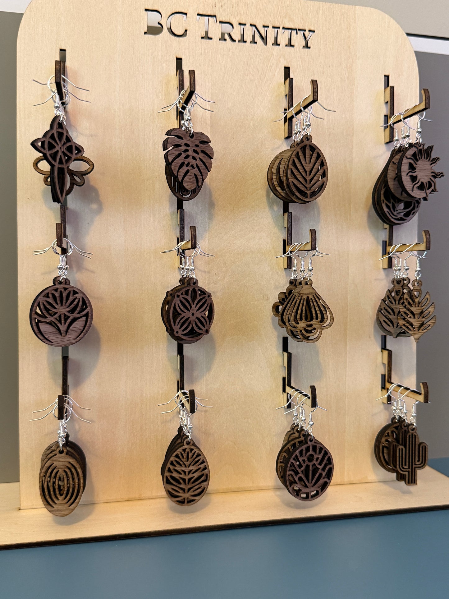 Unique Wood Earrings