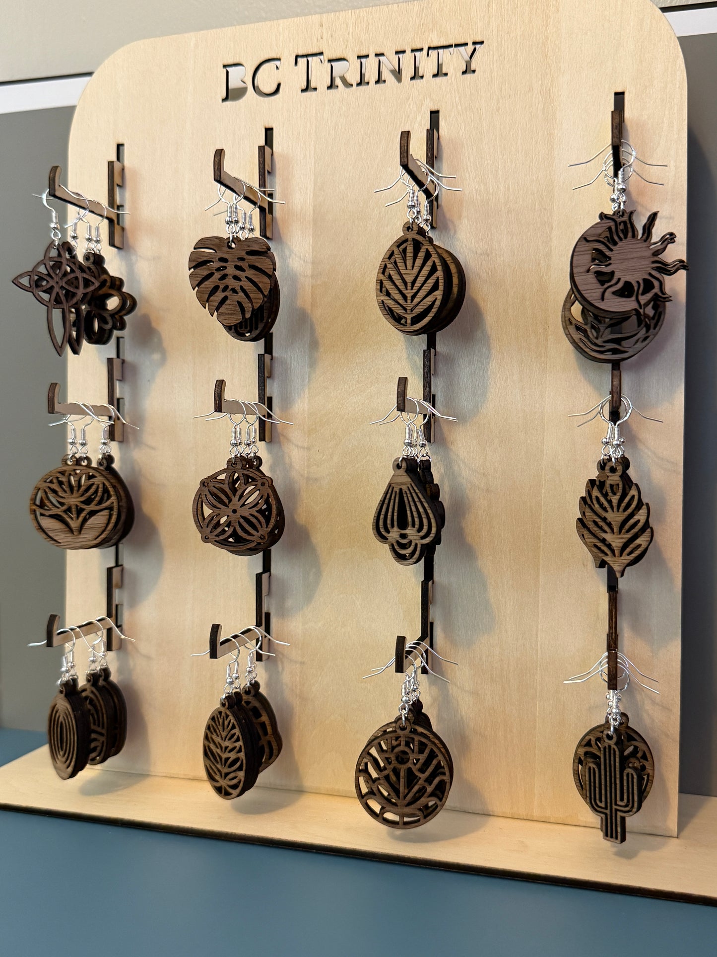 Unique Wood Earrings