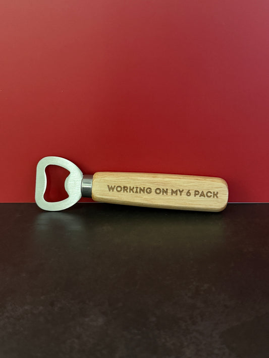 Bamboo Bottle Opener