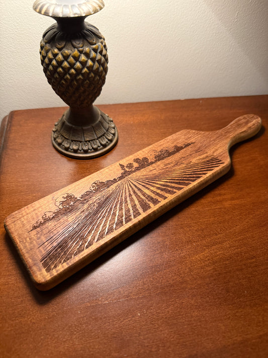 Acacia Serving Board "Farm Field"