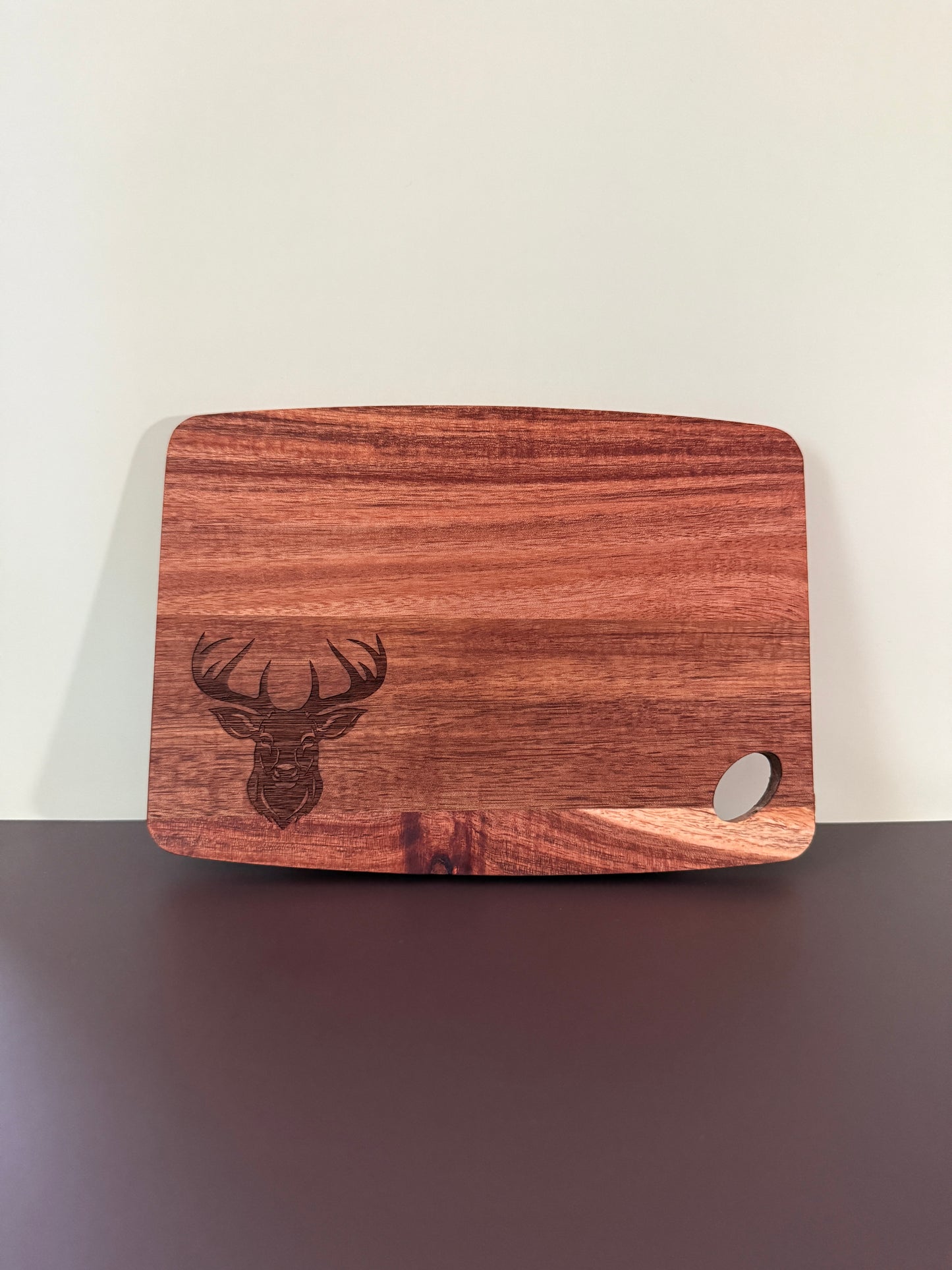 Acacia Serving Board "Beautiful Buck"