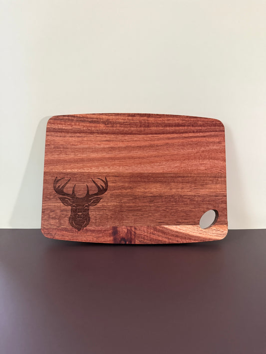 Acacia Serving Board "Beautiful Buck"