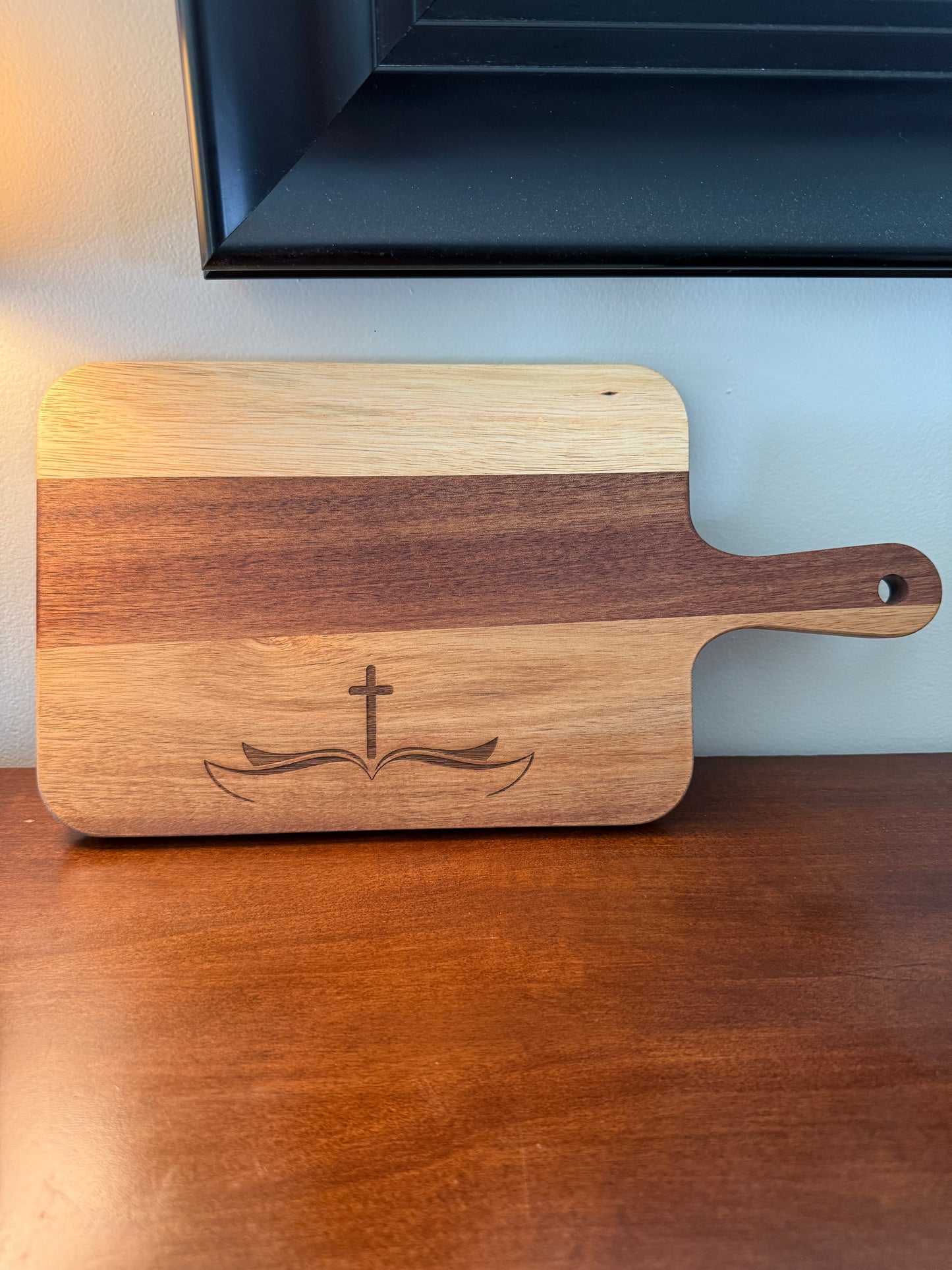 Acacia Serving Board "Prayer"