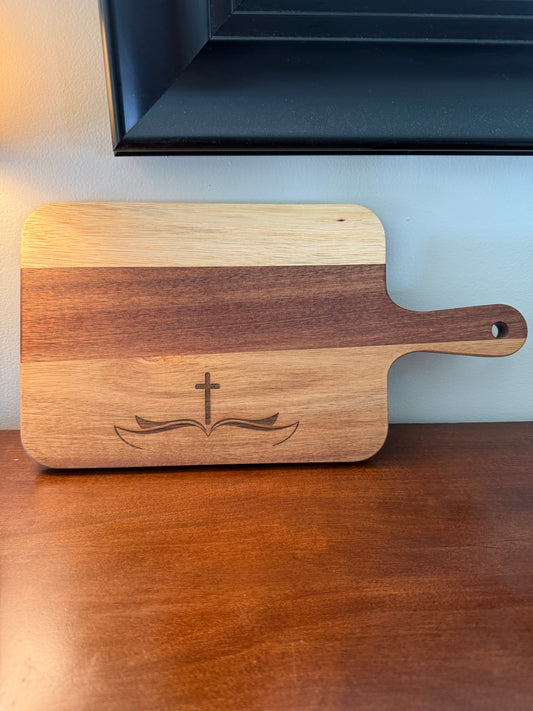 Acacia Serving Board "Prayer"