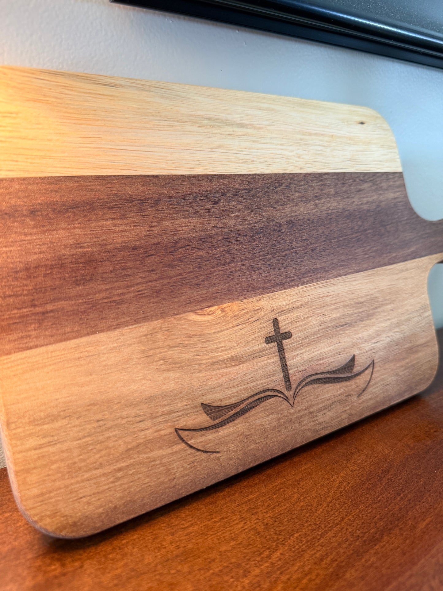 Acacia Serving Board "Prayer"