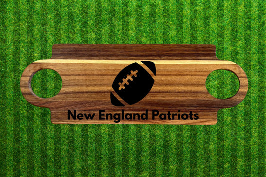 Acacia Charcuterie Board "New England Patriots Football"